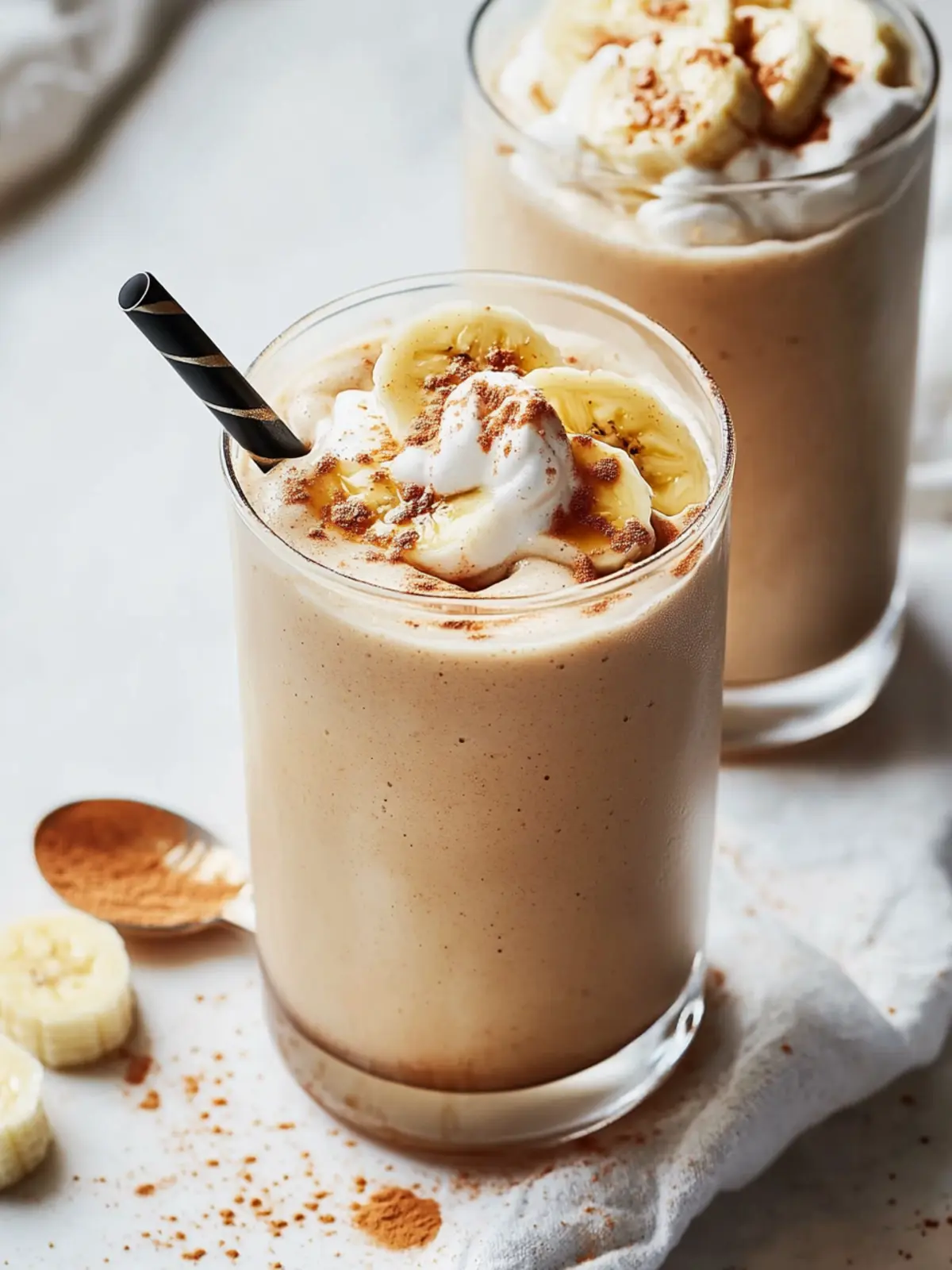 Ridiculously Delicious Gut Healthy Bananas Foster Smoothie 2 Gut Healthy Bananas Foster Smoothie