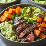 Steak and Sweet Potato Bowls with Avocado-Cilantro Delight 6 Steak and Sweet Potato Bowls with Avocado-Cilantro