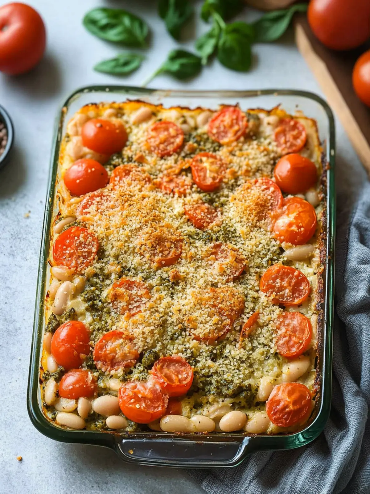 Hearty White Bean and Pesto Bake for Cozy Nights 4 White Bean and Pesto Bake