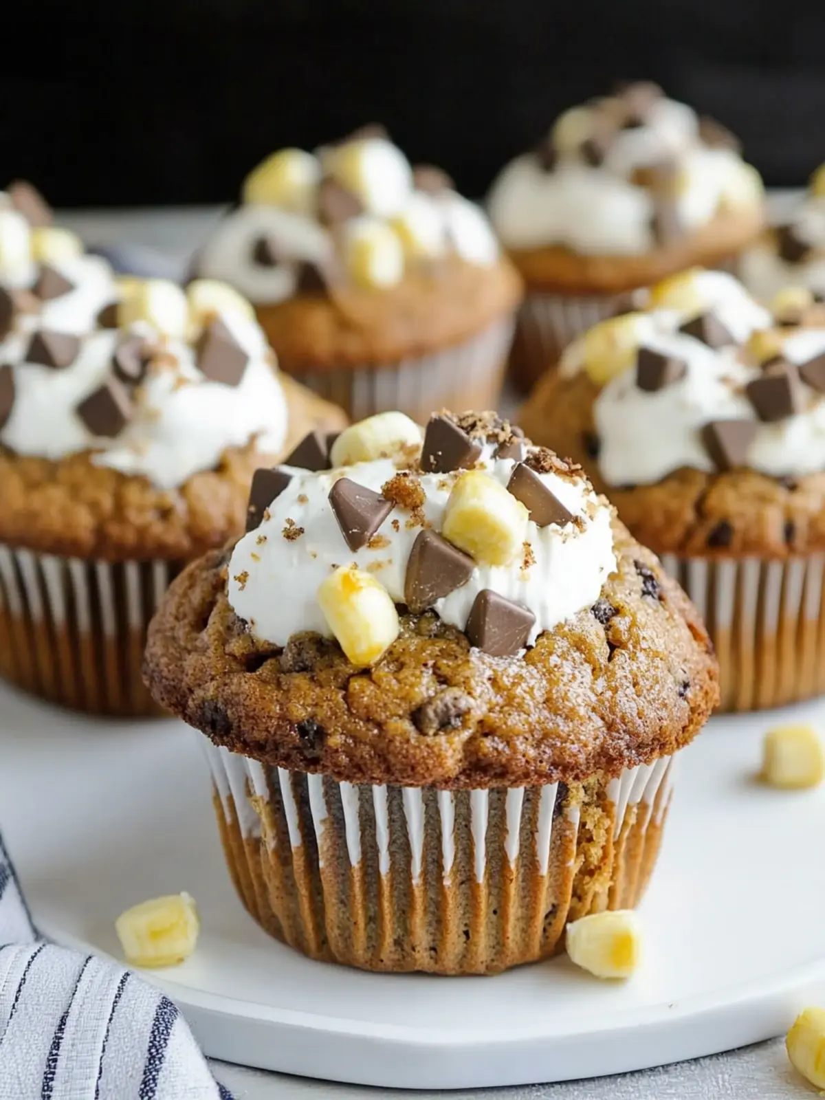 Irresistible Banana S'mores Muffins You’ll Love to Bake 2 Banana S'mores Muffins