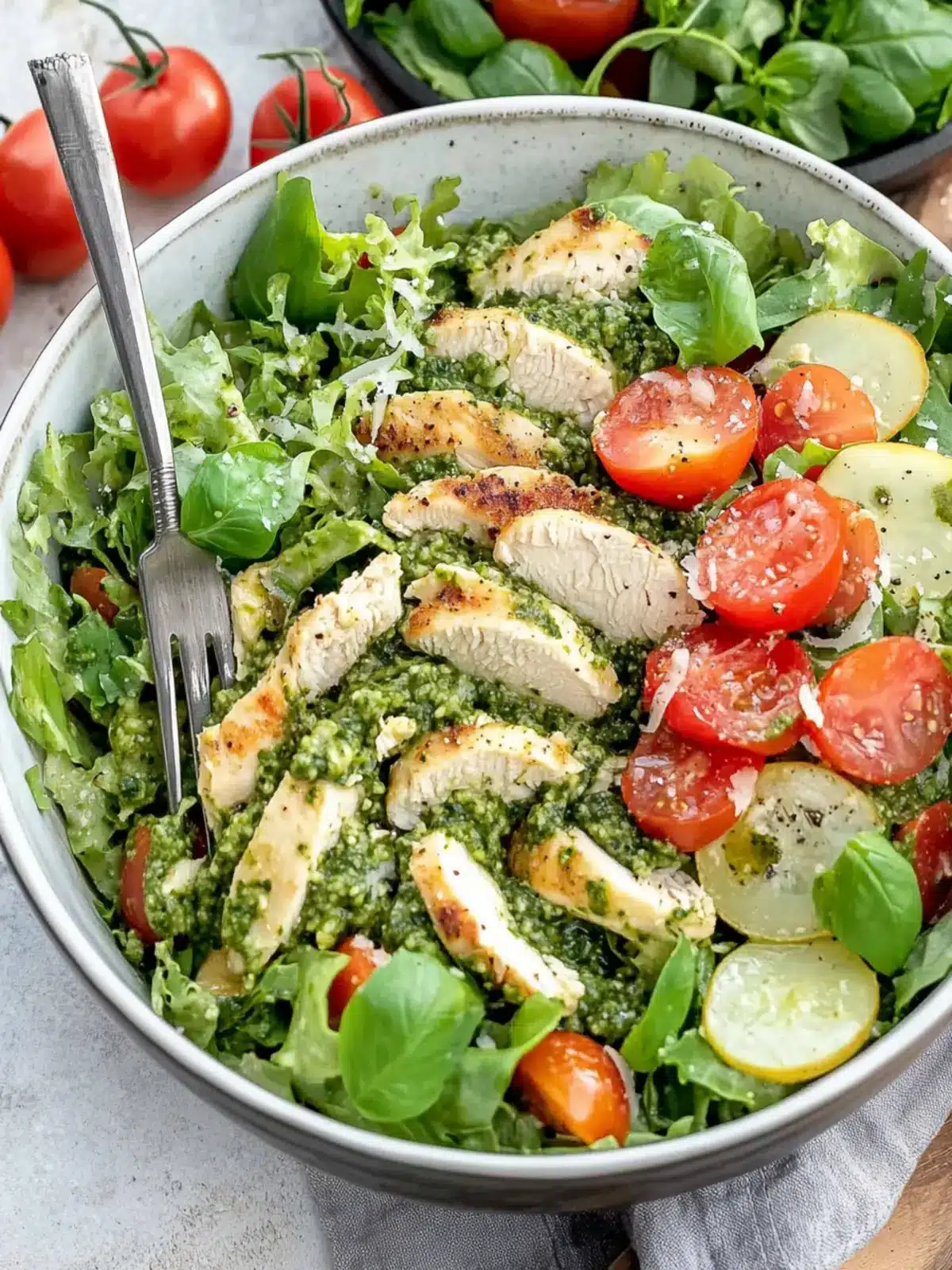 Basil Pesto Chicken Salad That Will Revitalize Your Lunch! 5 Basil Pesto Chicken Salad