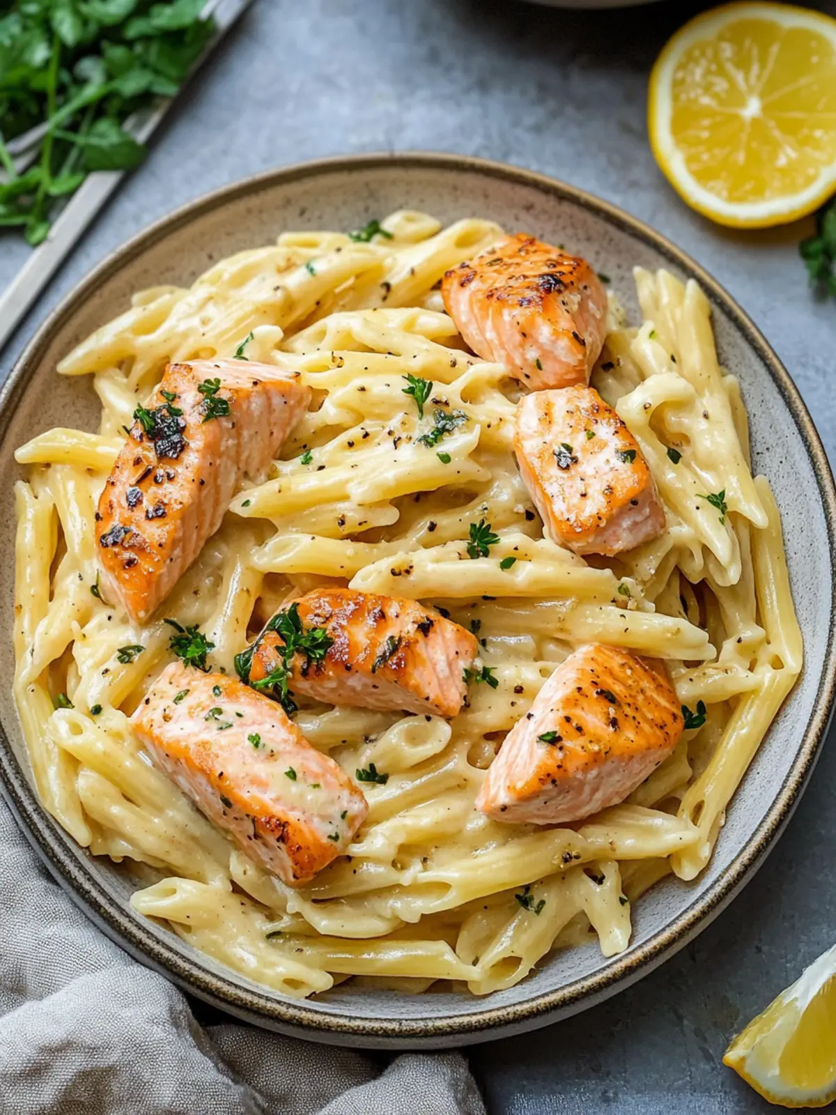 Creamy Honey Mustard Salmon Pasta You’ll Crave Every Week 5 Creamy Honey Mustard Salmon Pasta