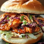 Savor Spicy Korean BBQ Chicken Sandwich with Tangy Slaw Today 6 Spicy Korean BBQ Chicken Sandwich with Tangy Slaw