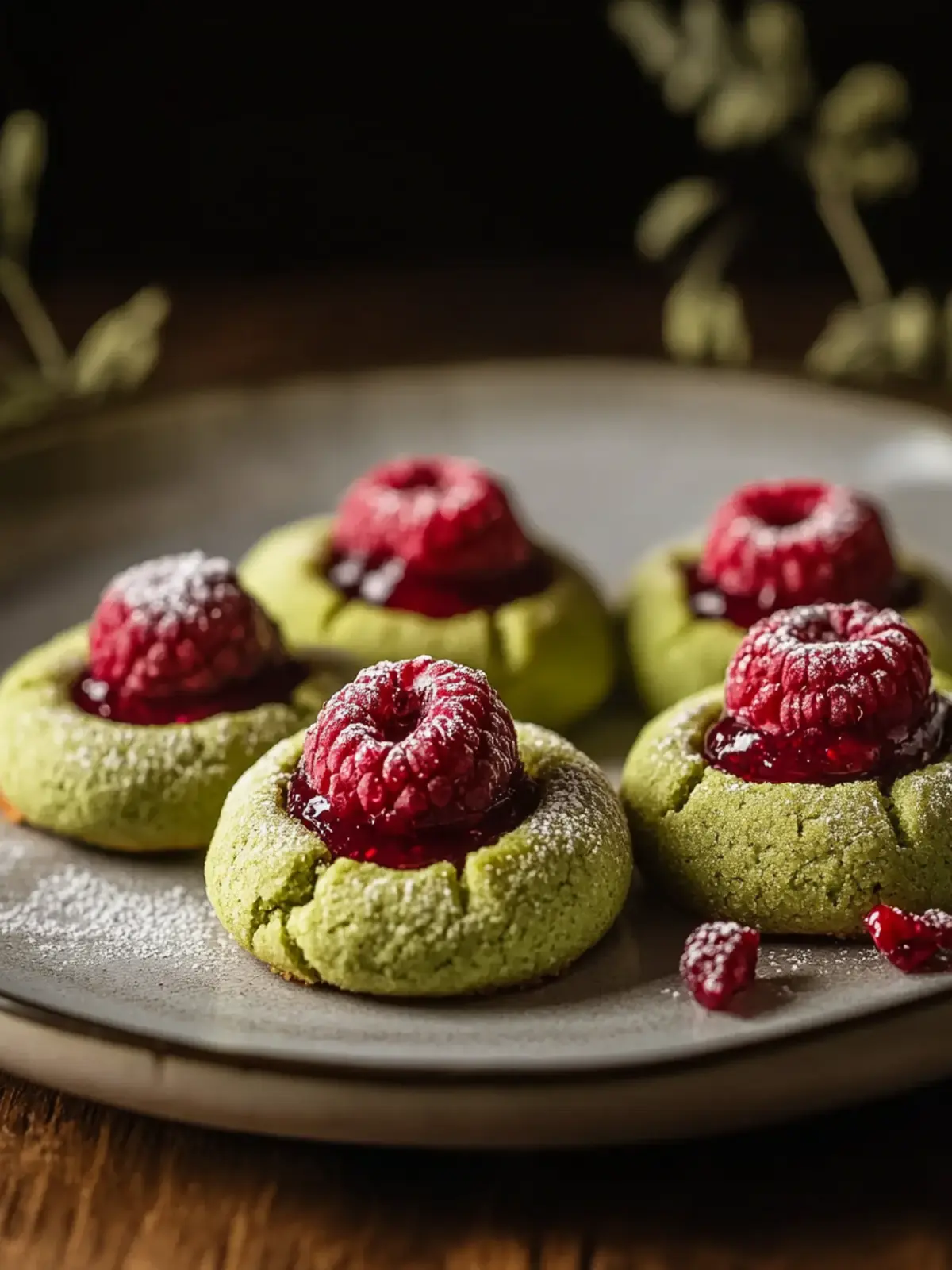 Wholesome Matcha Thumbprint Cookies with Raspberry Chia Jam 2 Matcha Thumbprint Cookies with Raspberry Chia Jam