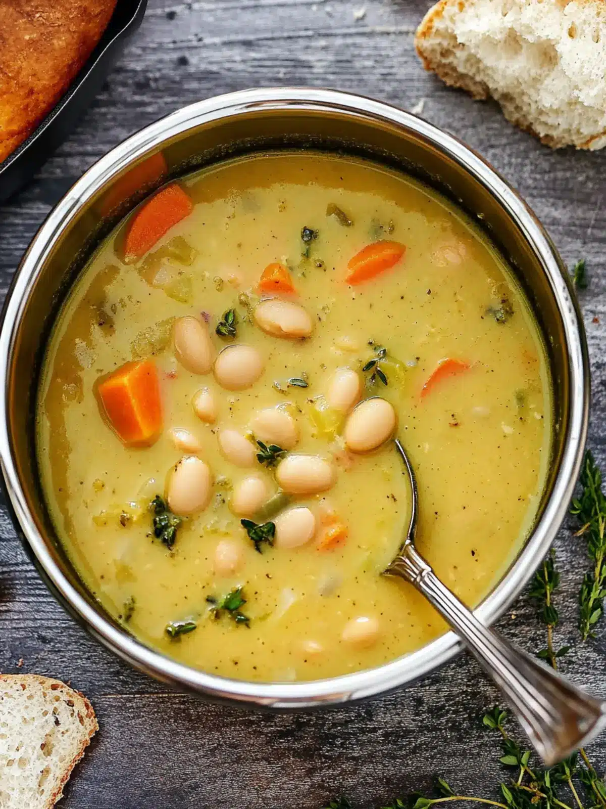 Hearty Vegan White Bean Soup for Cozy Nights In 2 Vegan White Bean Soup