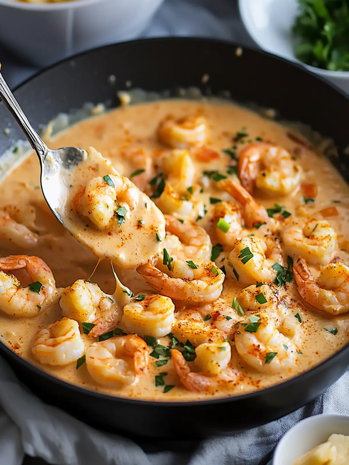 Irresistible Creamy Garlic-Paprika Shrimp Skillet Delight 2 Creamy Garlic-paprika Shrimp Skillet