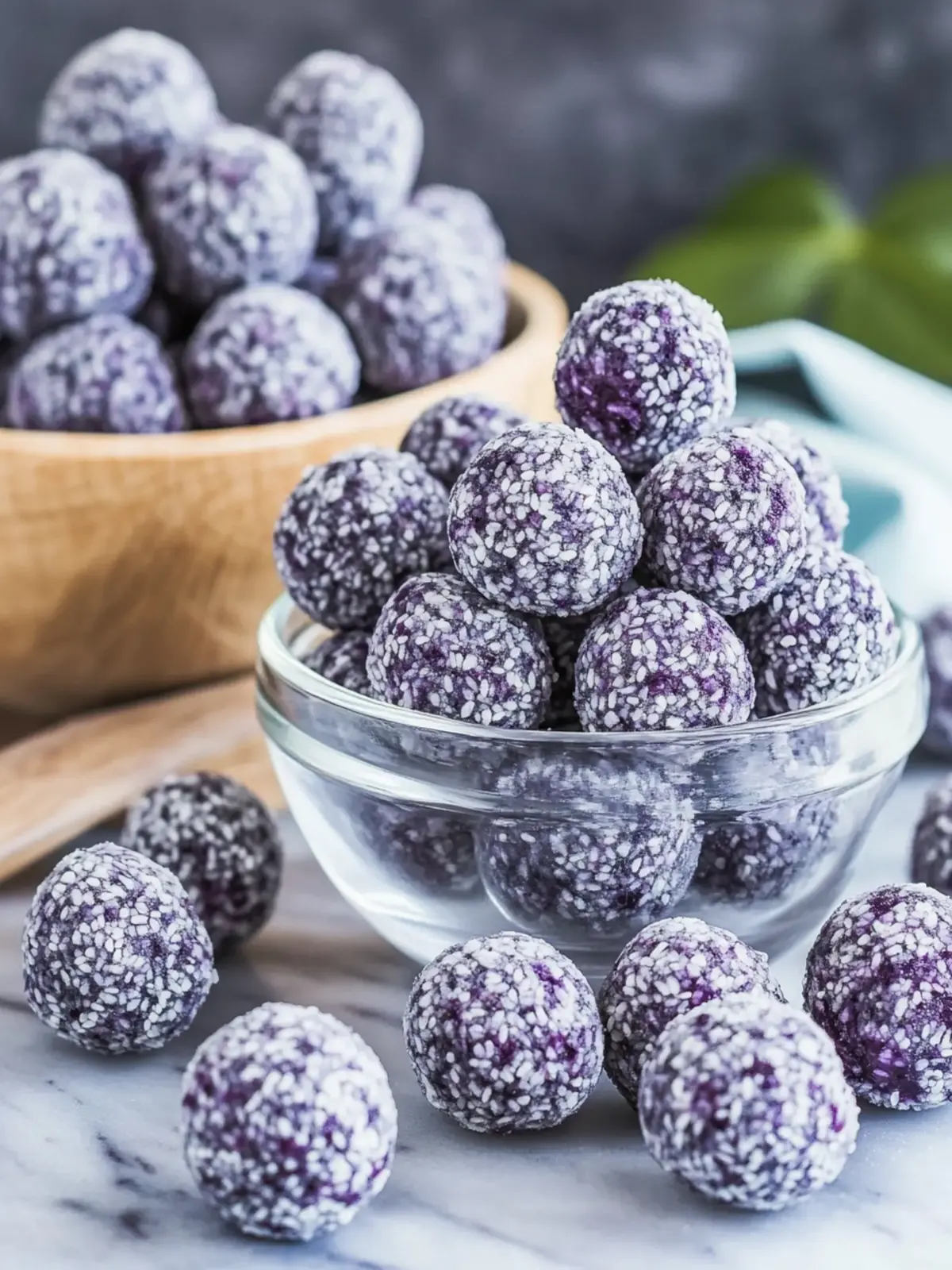 Blueberry Bliss Balls: Easy, Nut-Free Snack for All Ages 2 Blueberry Bliss Balls