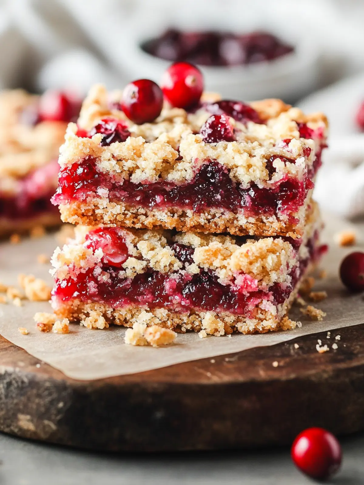 Cranberry Bars: The Perfect Use for Leftover Sauce 5 Cranberry Bars