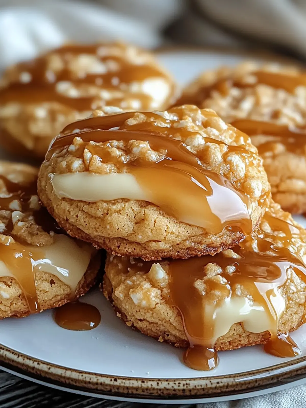 Irresistible Caramel Cheesecake Cookies You’ll Crave Daily 2 Caramel Cheesecake Cookies