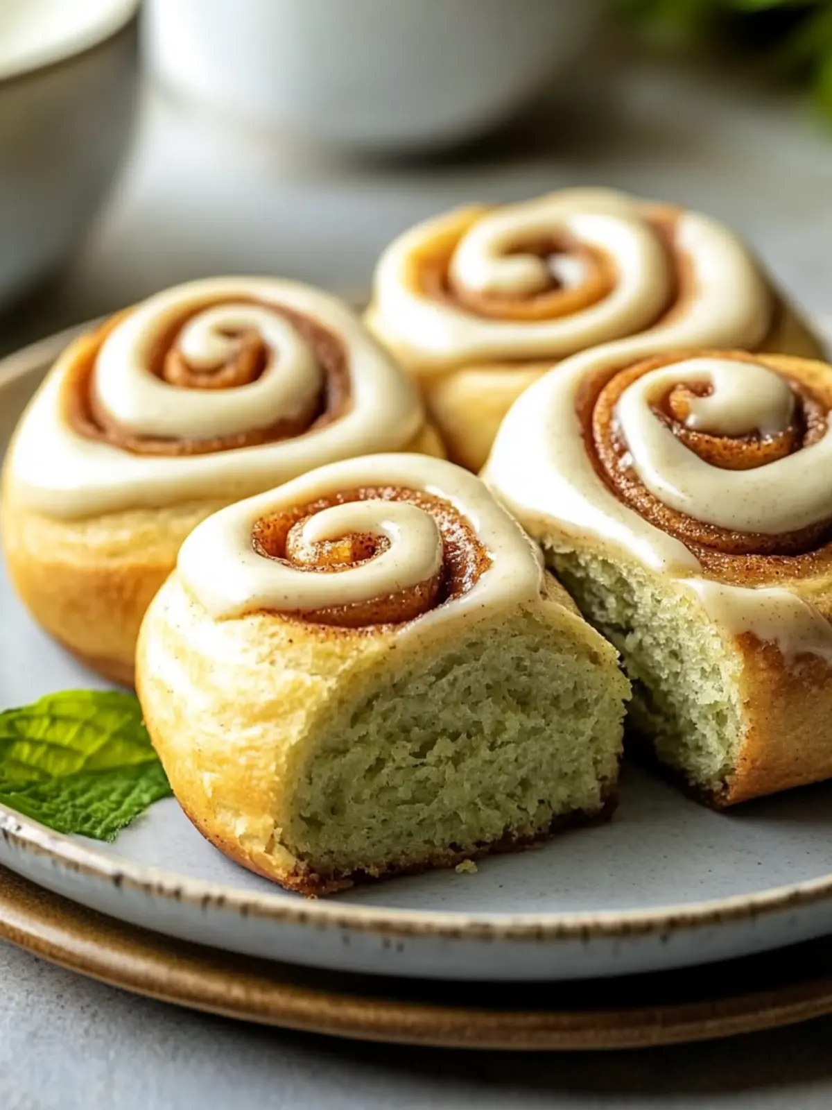 Fluffy Matcha Cinnamon Rolls: A Cozy Breakfast Delight 4 Fluffy Matcha Cinnamon Rolls