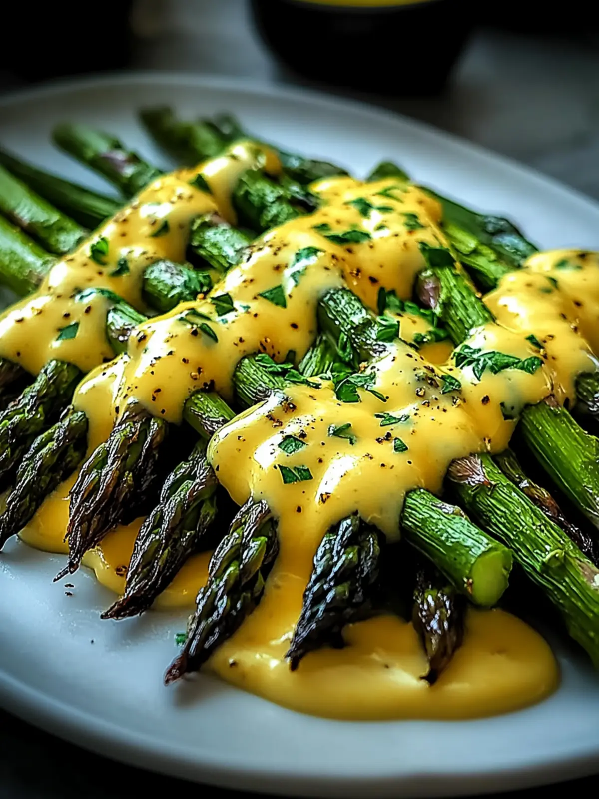 Irresistible Roasted Asparagus with Hollandaise Magic 5 Roasted Asparagus with Hollandaise
