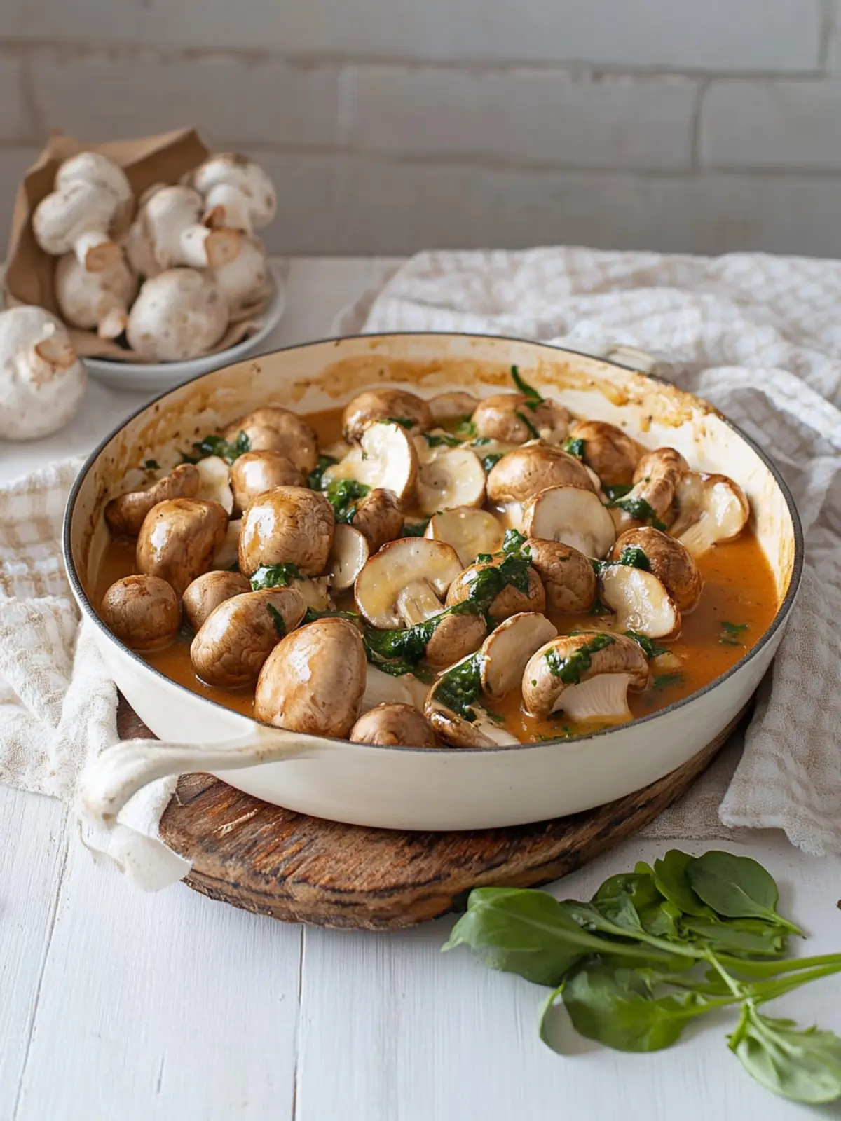 Savor Creamy Tuscan Butter Mushrooms in Just 10 Minutes 4 Tuscan Butter Mushrooms