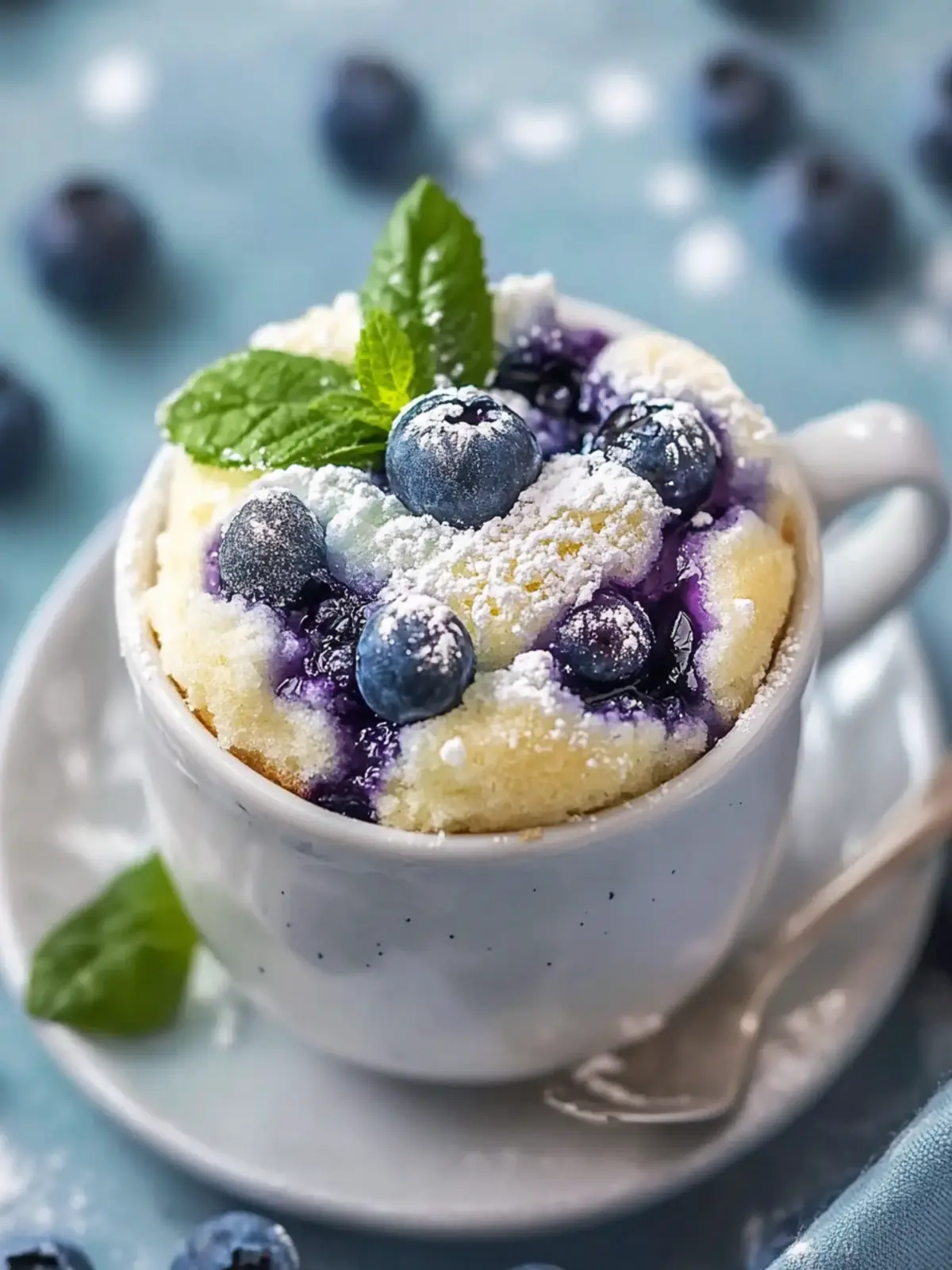 Irresistible Blueberry Mug Cake in Under 90 Seconds 5 Blueberry Mug Cake