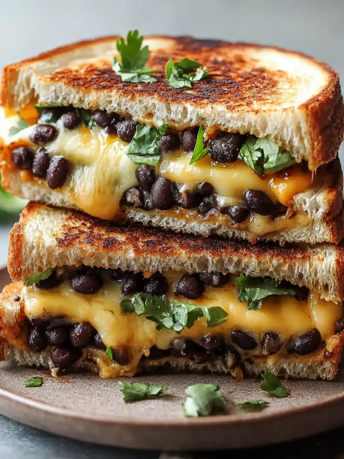 Black Bean Grilled Cheese: A Flavorful Twist on Comfort Food 5 Black Bean Grilled Cheese