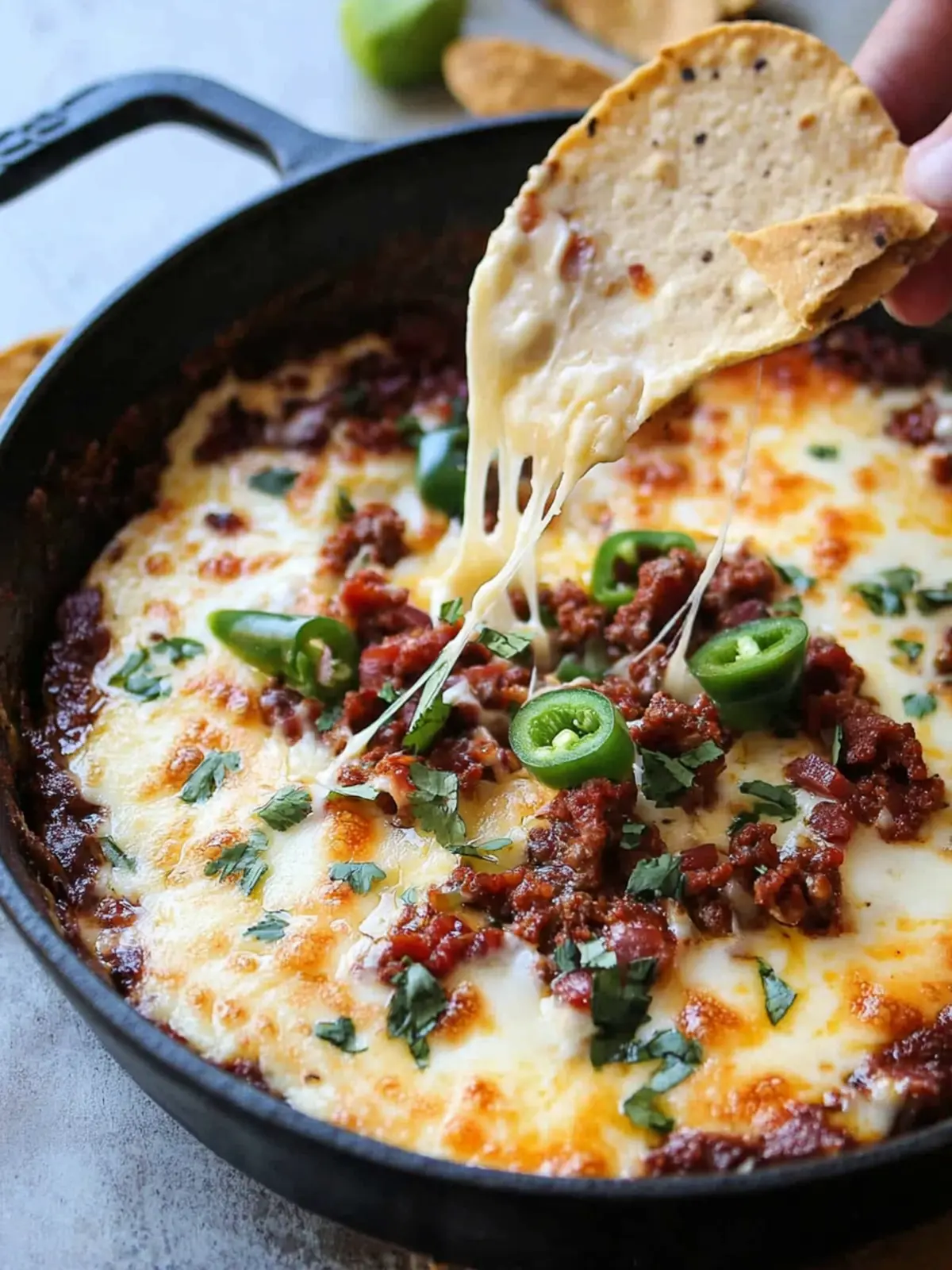 Melt-in-Your-Mouth Queso Fundido with Chorizo Delight 2 Queso Fundido with Chorizo