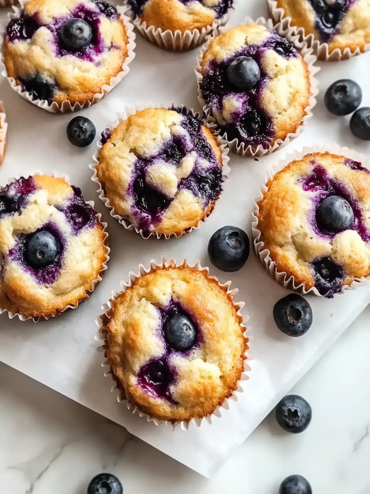 Delicious Cottage Cheese Blueberry Muffins Packed with Protein 5 Cottage Cheese Blueberry Muffins (High Protein)