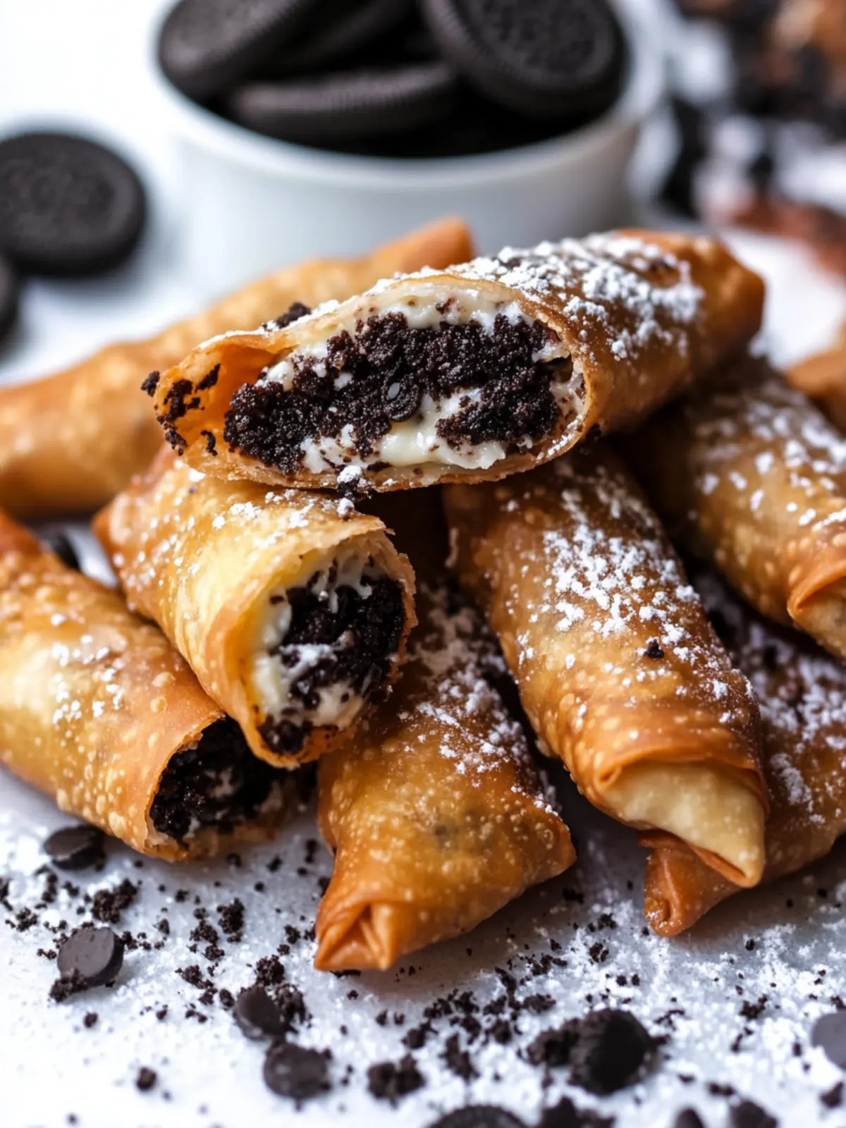 Delicious Oreo Egg Rolls: Your New Favorite Dessert Adventure 5 Oreo Egg Rolls (Dessert Egg Rolls)