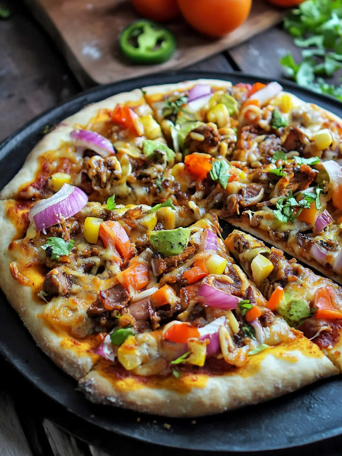 Vegan Jamaican Jerk Pizza: A Spicy Tropical Delight 2 Vegan Jamaican Jerk Pizza