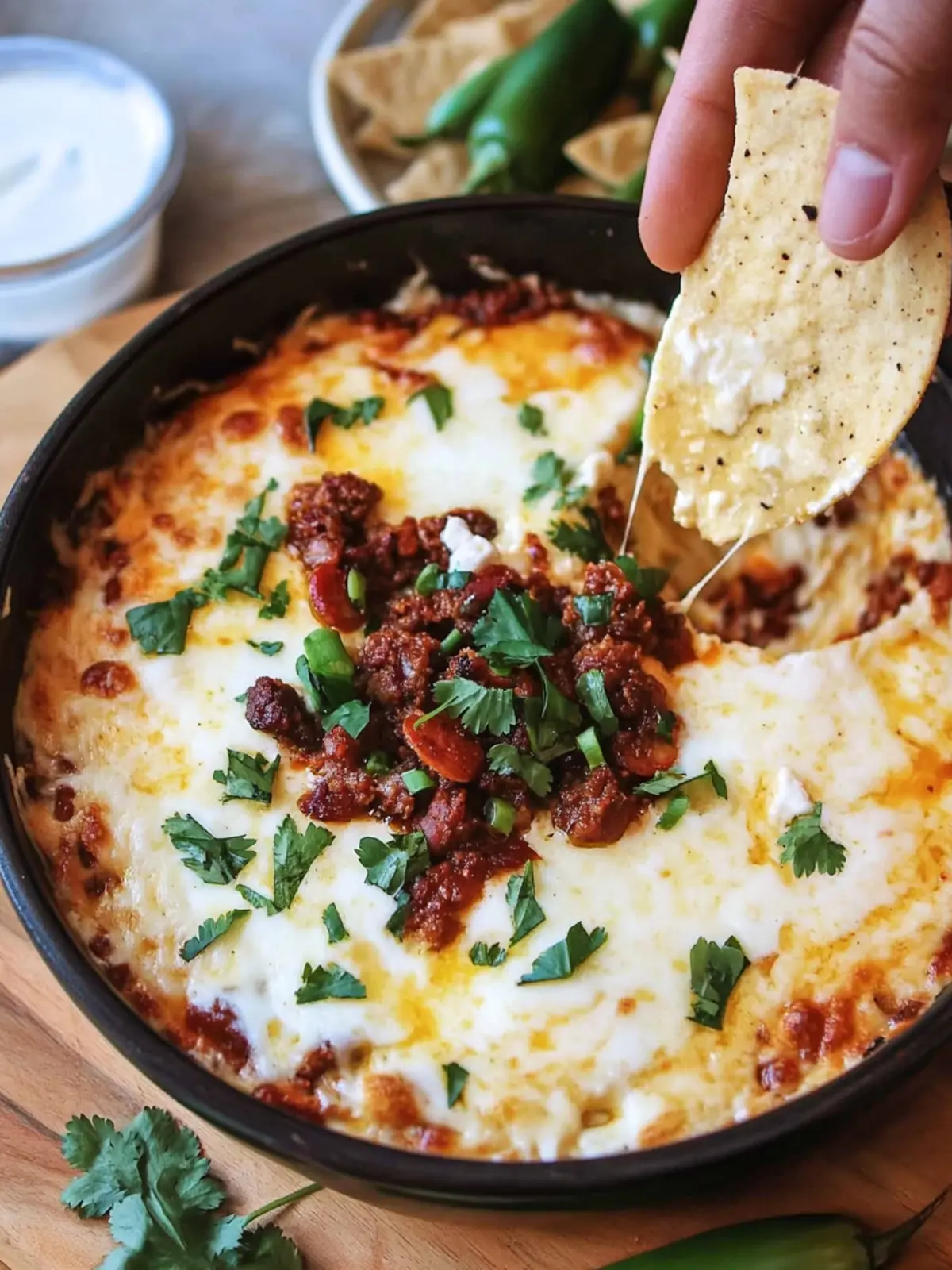 Melt-in-Your-Mouth Queso Fundido with Chorizo Delight 3 Queso Fundido with Chorizo