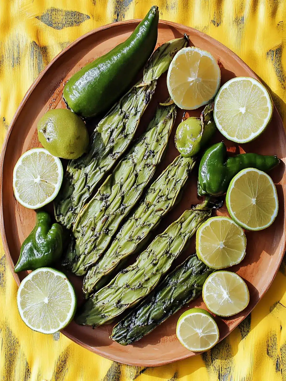 Grilled Nopales Asados: A Smoky, Guilt-Free Delight 2 Nopales Asados