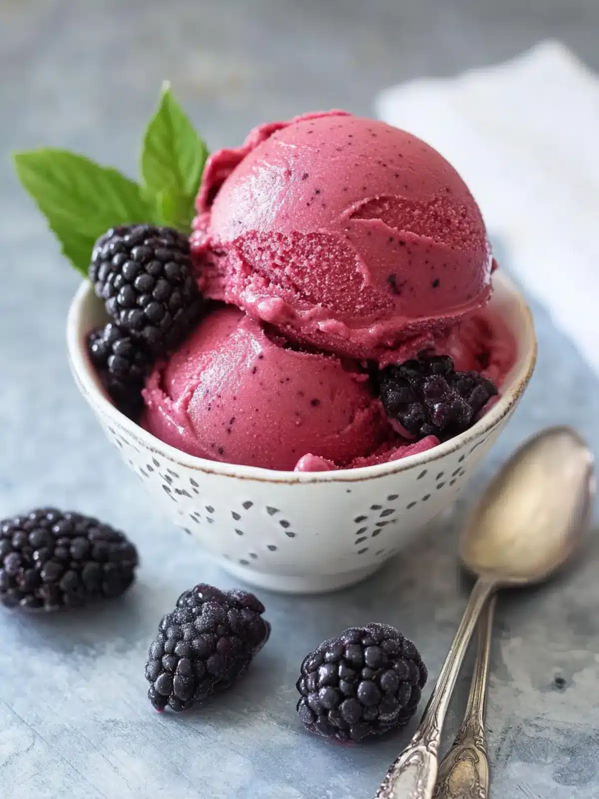Make Irresistible Ninja Creami Blackberry Sorbet at Home 3 Ninja Creami Blackberry Sorbet