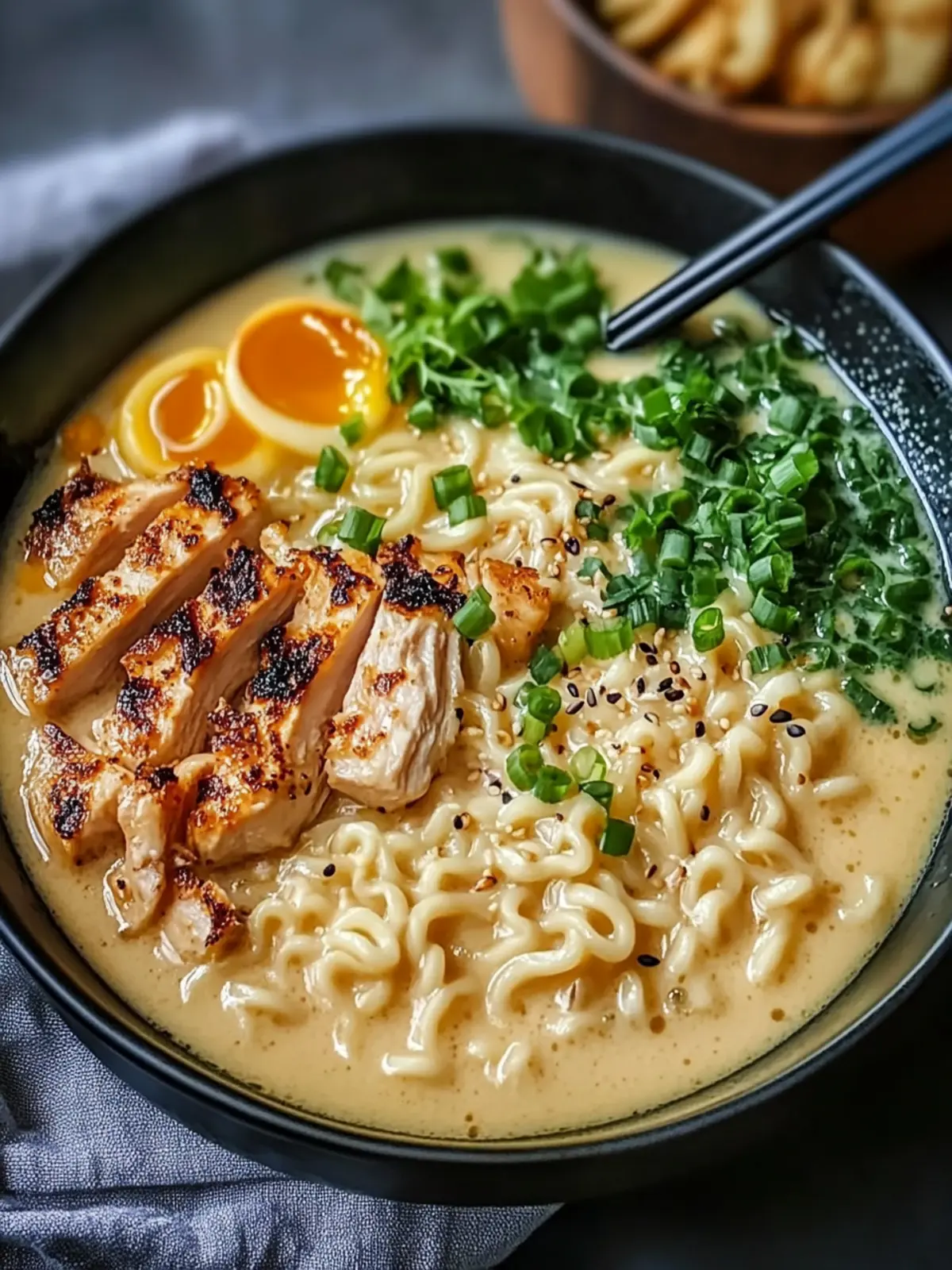 Deliciously Simple Creamy Garlic Chicken Ramen Recipe 5 Creamy Garlic Chicken Ramen