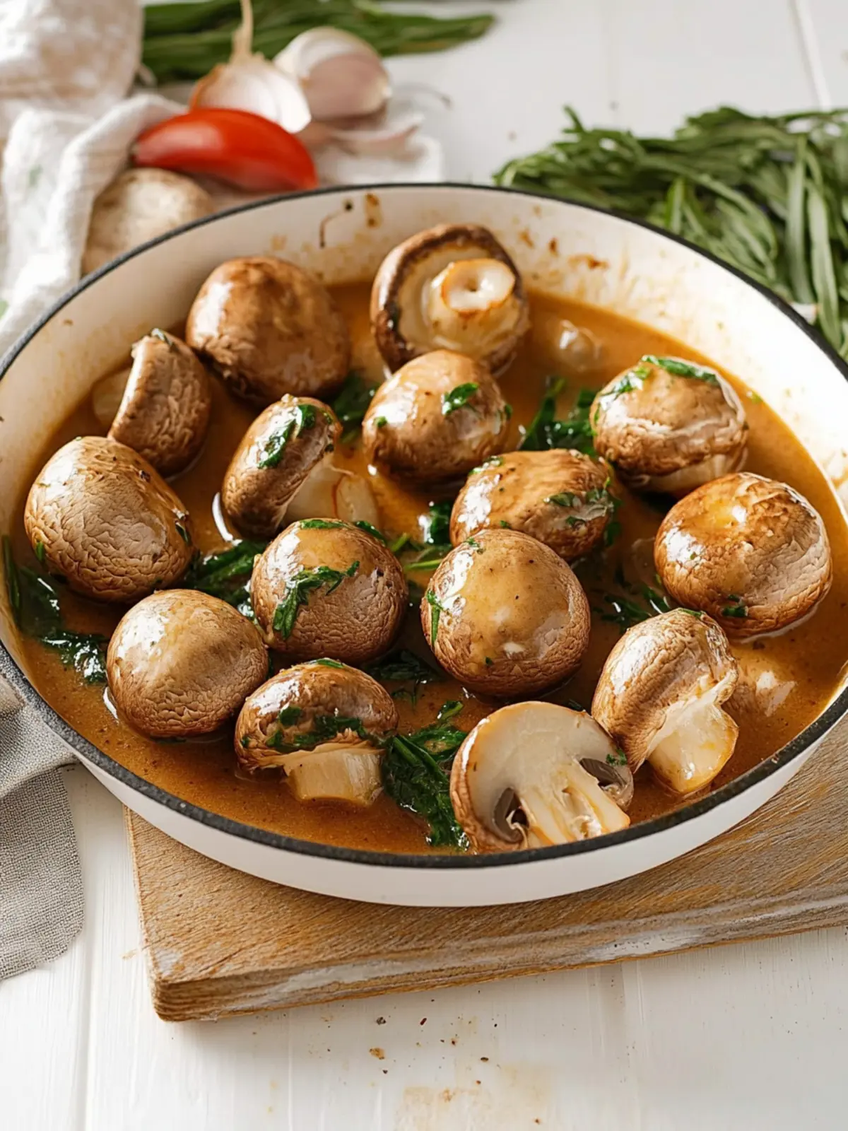 Savor Creamy Tuscan Butter Mushrooms in Just 10 Minutes 5 Tuscan Butter Mushrooms
