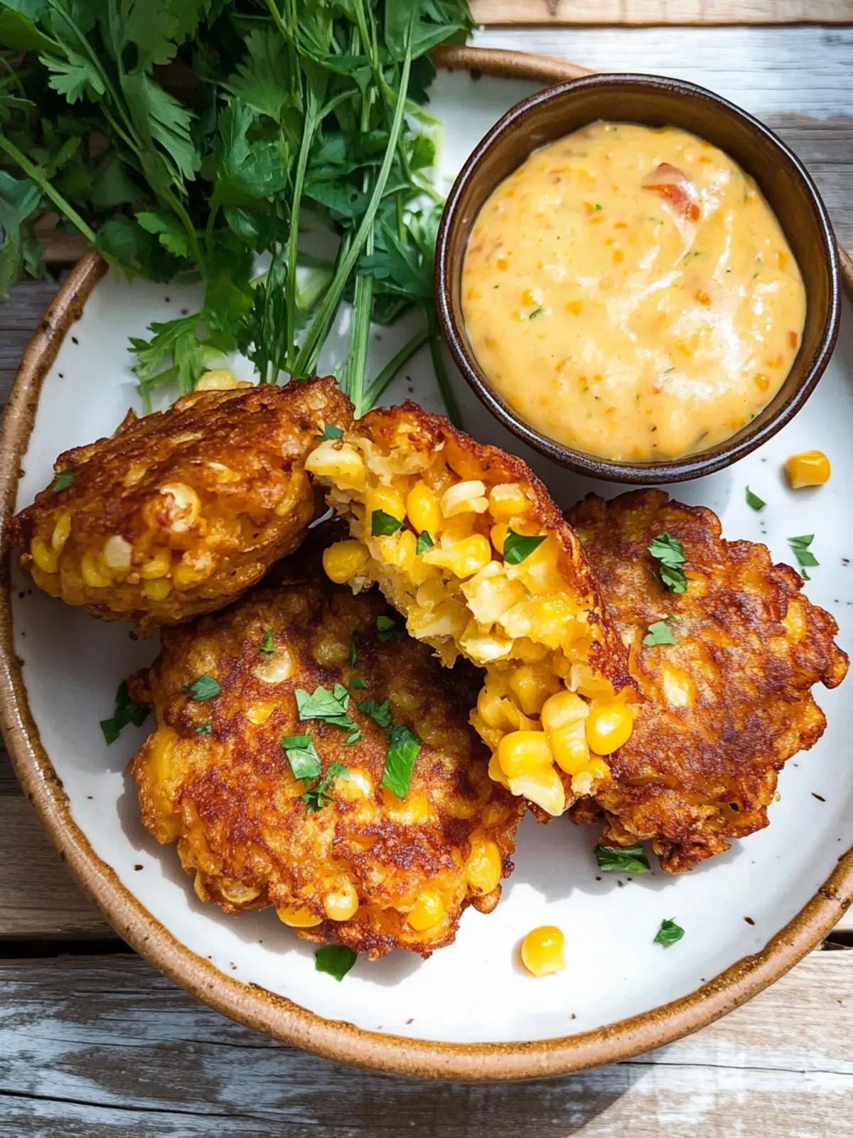 Delicious Corn Fritters with a Spicy Kick You’ll Love 3 Corn Fritters