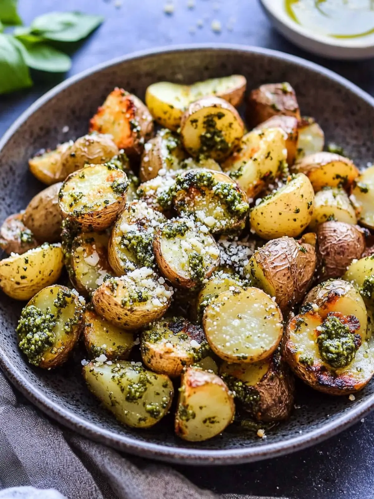 Parmesan Pesto Roasted Potatoes to Elevate Your Dinner Game 2 Parmesan Pesto Roasted Potatoes