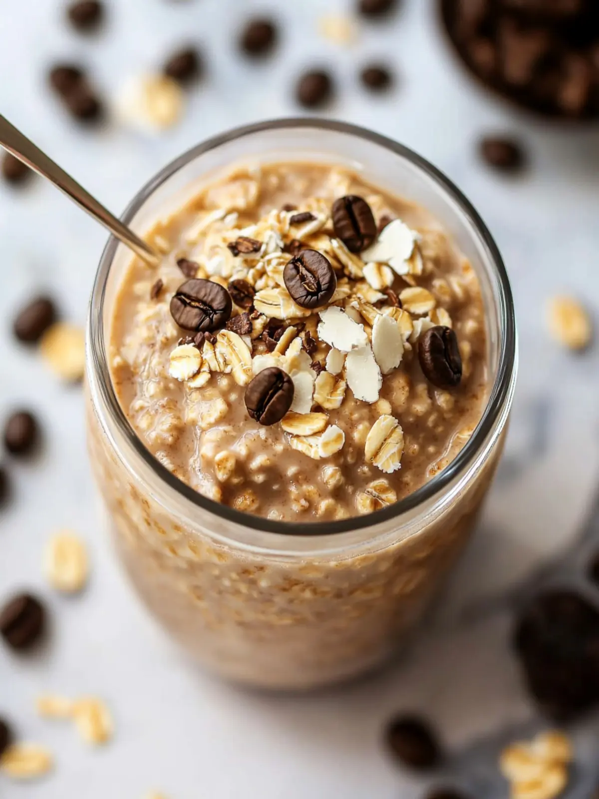 Creamy Vanilla Cold Brew Coffee Overnight Oats for Busy Mornings 5 Vanilla Cold Brew Coffee Overnight Oats