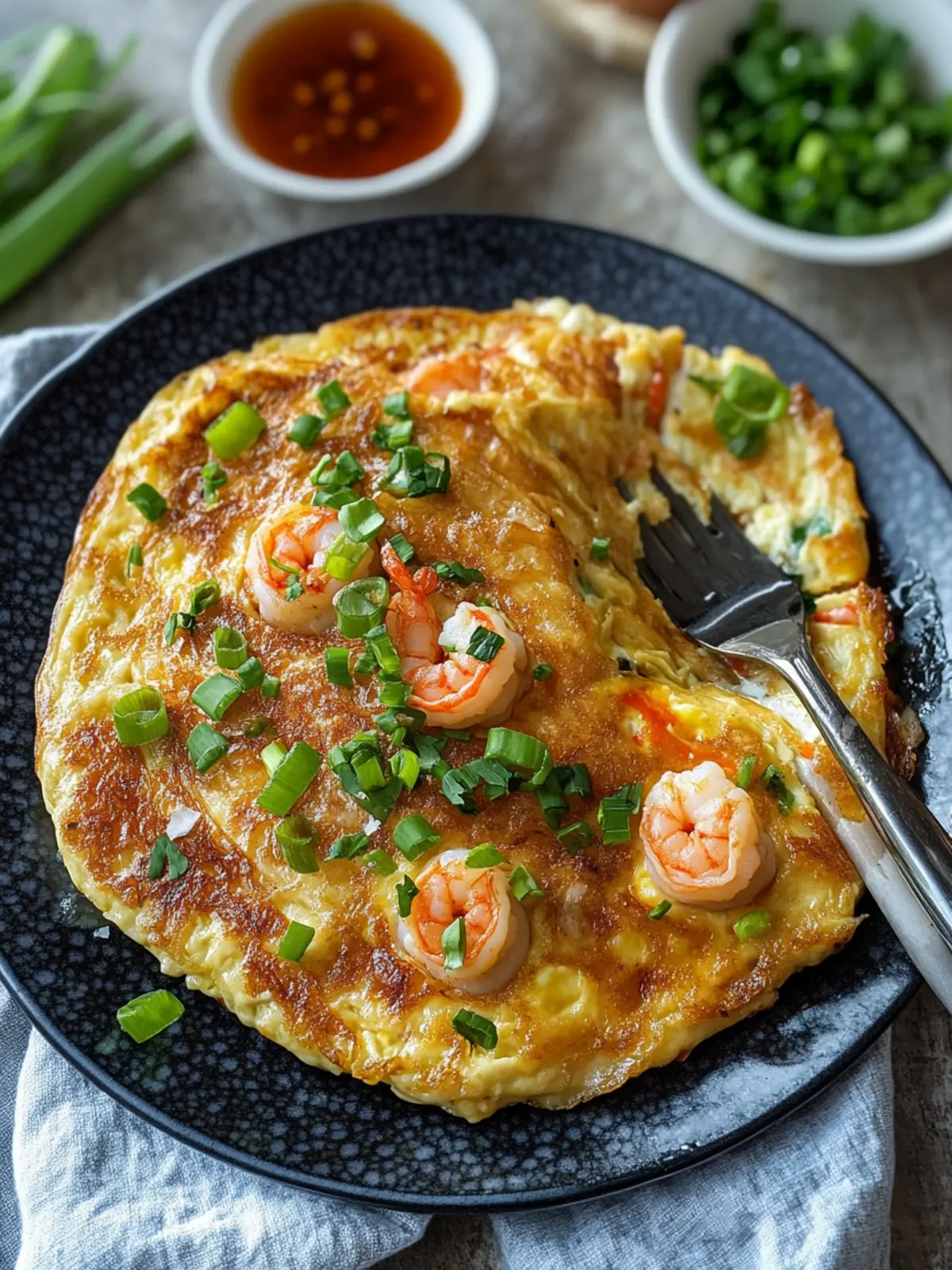 Delicious Chinese Egg Foo Young – Shrimp Omelette Perfection 4 Chinese Egg Foo Young (Egg + Shrimp Omelette)