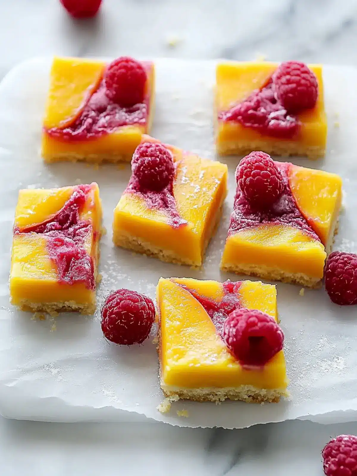 Tangy Raspberry Mango Bars That Will Brighten Your Day 4 Tangy Raspberry Mango Bars