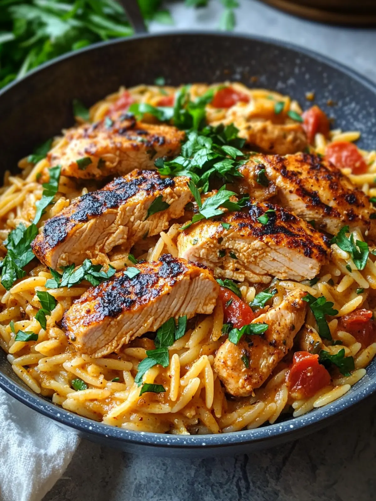 Creamy Cajun Chicken Orzo: Your New Favorite One-Pot Meal 2 Cajun Chicken Orzo