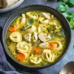 Cozy Up with Chicken Pesto Tortellini Soup Tonight 6 Chicken Pesto Tortellini Soup