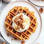 Delicious Pumpkin Waffles with Maple Cashew Cream Recipe 6 Pumpkin Waffles with Maple Cashew Cream