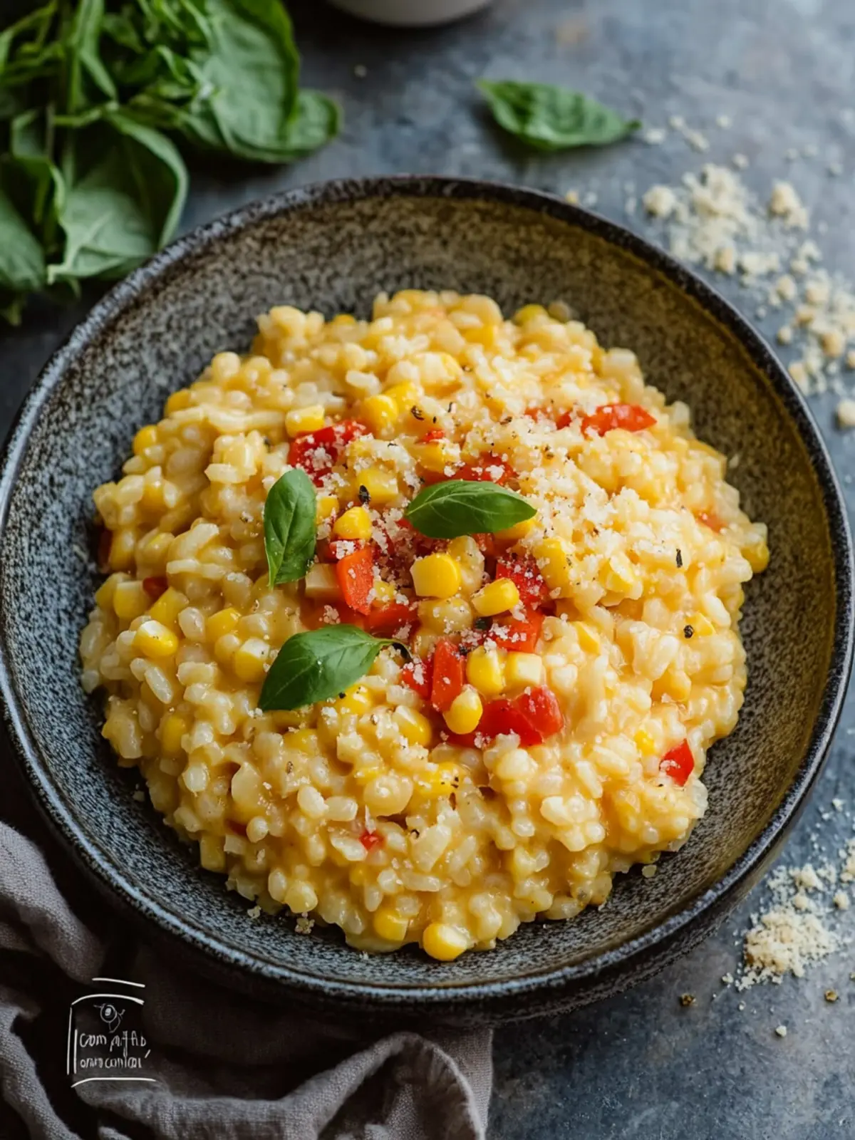 Creamy Corn and Red Pepper Risotto for Cozy Nights 5 Corn and Red Pepper Risotto