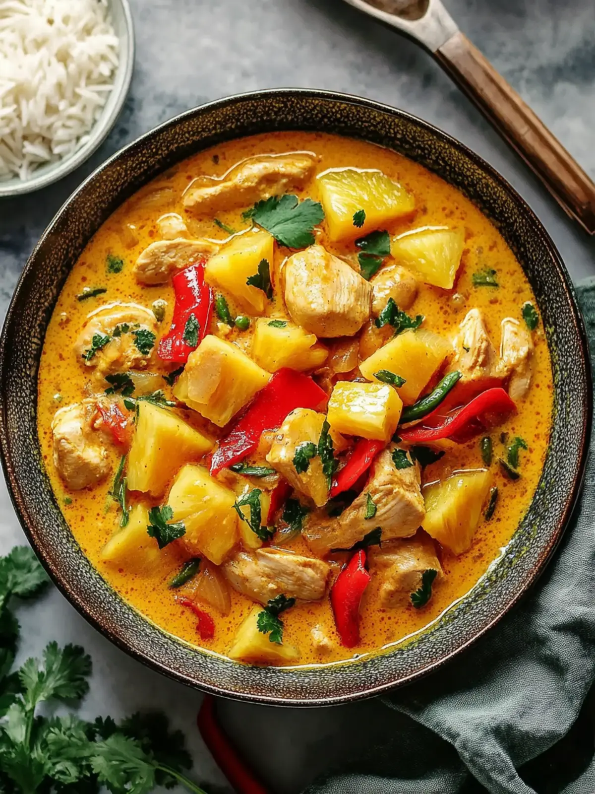 Irresistible Creamy Chicken Pineapple Curry in 30 Minutes 3 Creamy Chicken Pineapple Curry