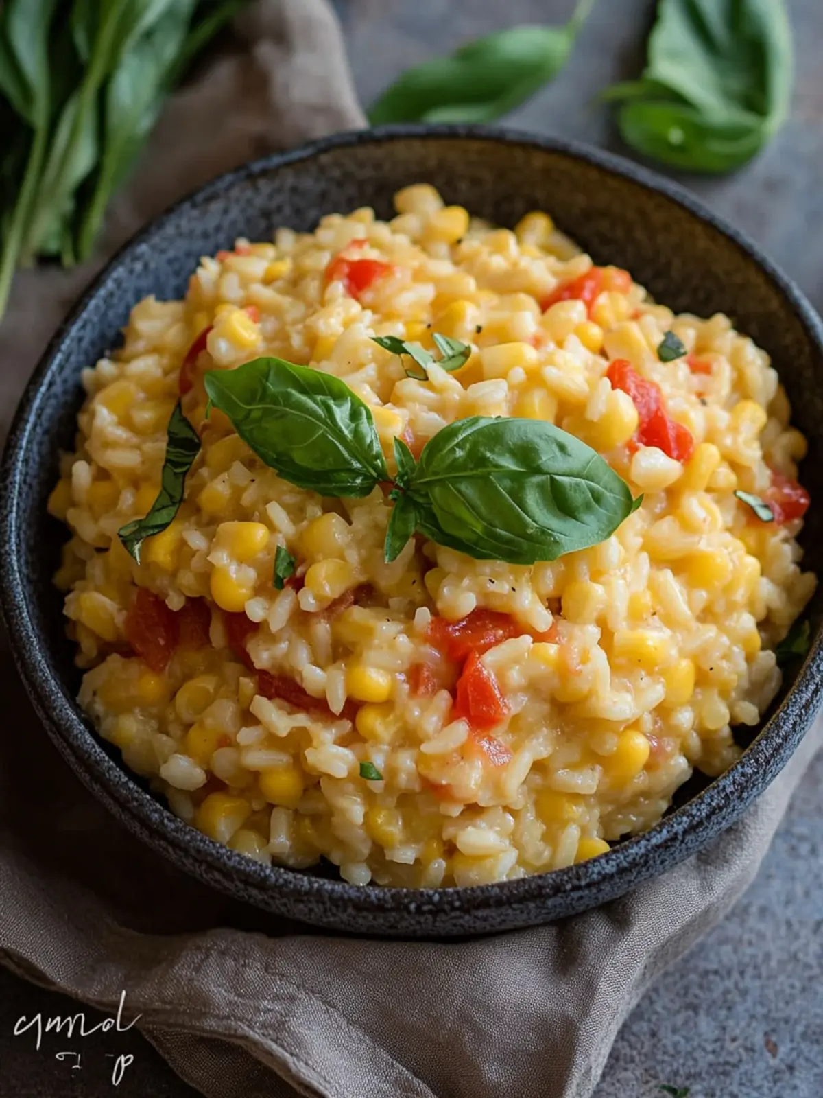 Creamy Corn and Red Pepper Risotto for Cozy Nights 2 Corn and Red Pepper Risotto