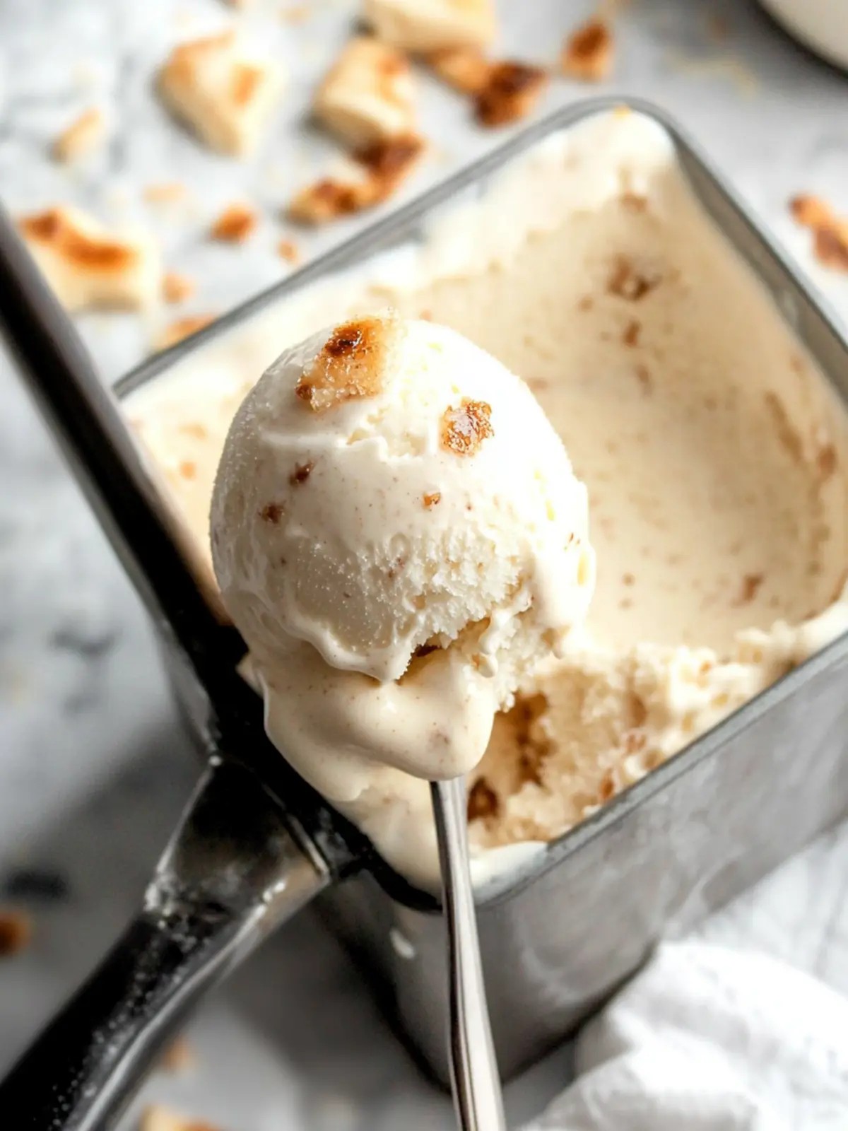 Ultimate No Churn Crème Brûlée Ice Cream for Sweet Cravings 4 No Churn Crème Brûlée Ice Cream