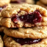 Pillowly PB&J Stuffed Cookies for a Cozy Nostalgic Treat 3 PB&J Stuffed Cookies