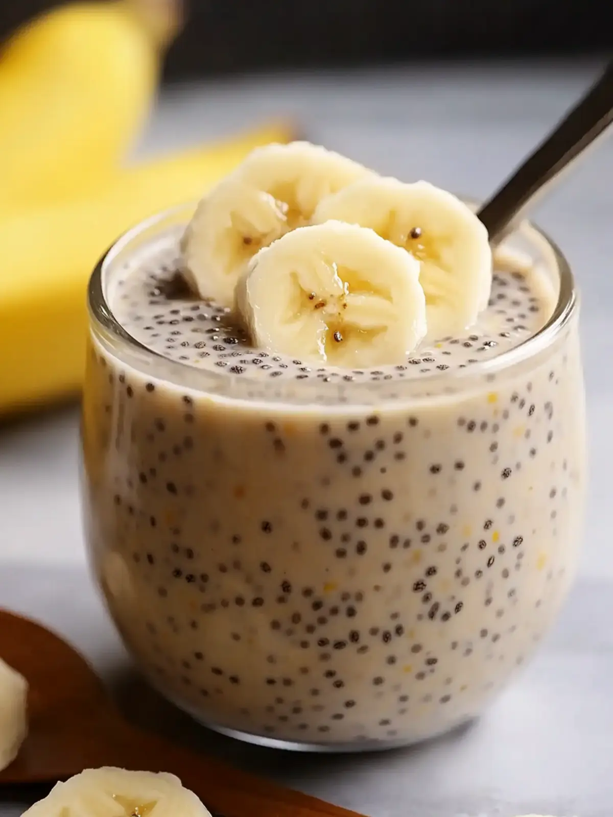 Delicious Banana Chia Honey Milk Pudding for Happy Mornings 3 Banana Chia Honey Milk Pudding