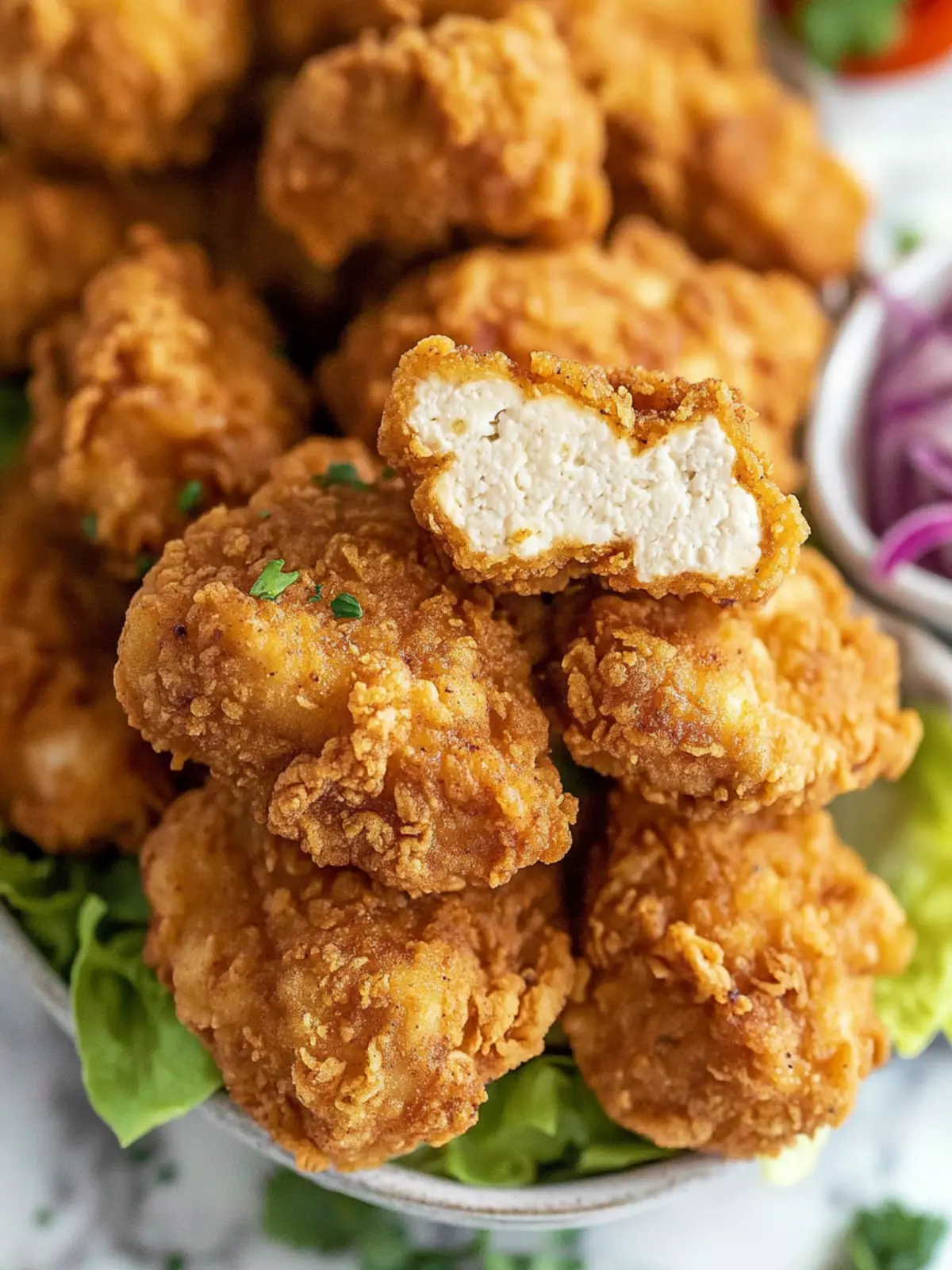 Crispy Vegan Fried Chicken Made with Tofu You'll Love 5 Vegan Fried “Chicken” (Made with Tofu)