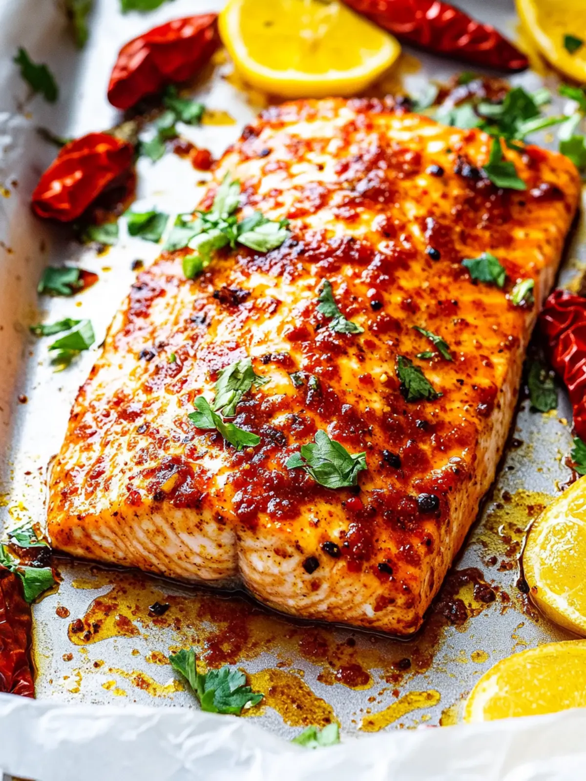 Easy Sheet Pan Chili Dijon Salmon Your New Dinner Favorite 4 Sheet Pan Chili Dijon Salmon
