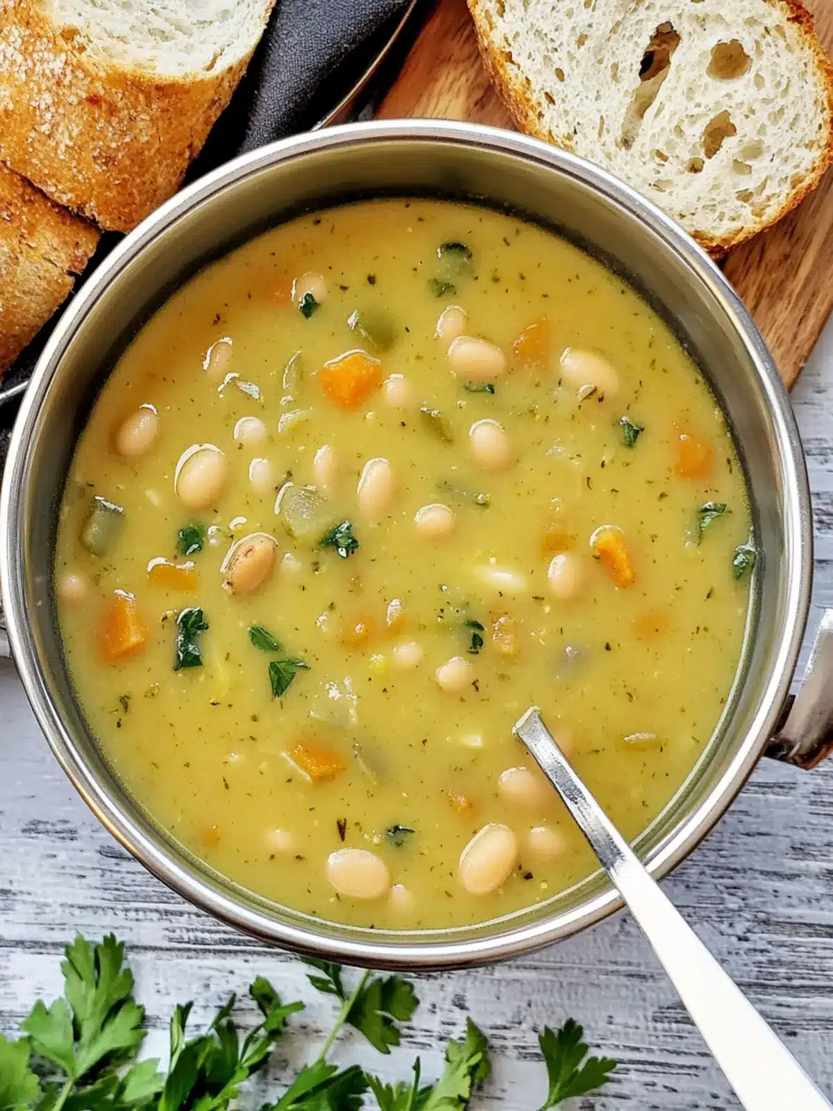 Hearty Vegan White Bean Soup for Cozy Nights In 3 Vegan White Bean Soup