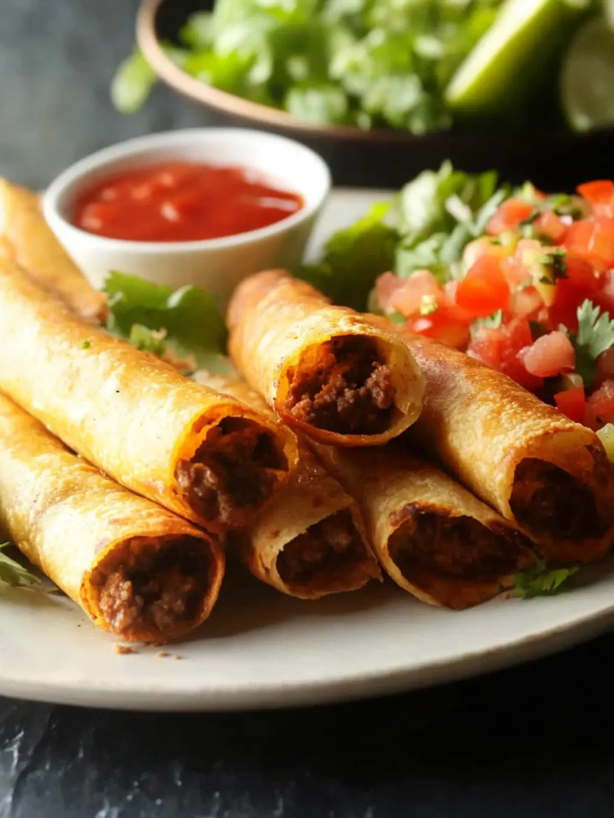 Savory Ground Beef Taquitos: Easy Game Day Appetizer Delight 2 Ground Beef Taquitos