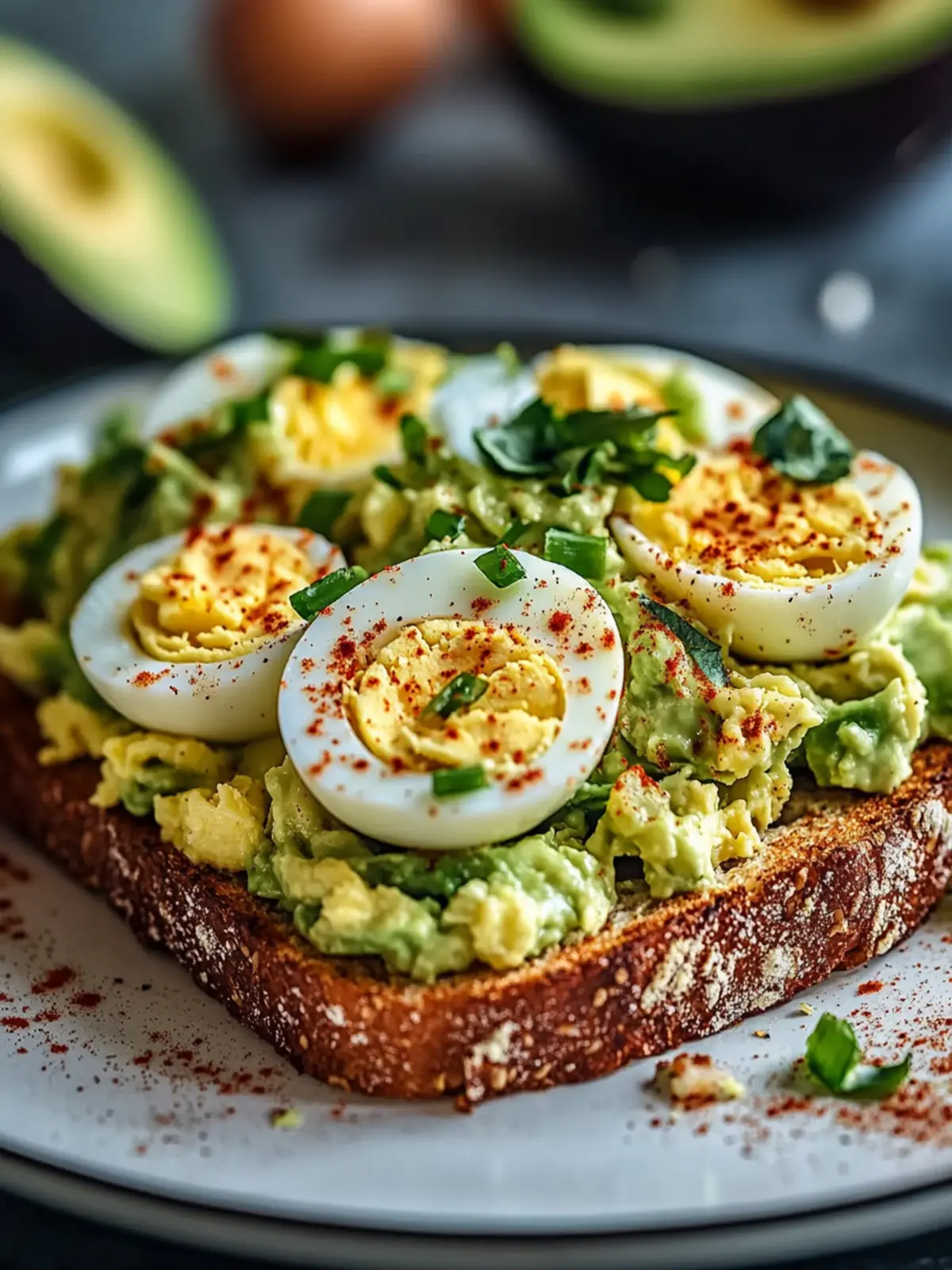 Delicious Avocado Egg Salad Toast with Paprika Recipe Unveiled 3 Delicious Avocado Egg Salad Toast with Paprika Recipe
