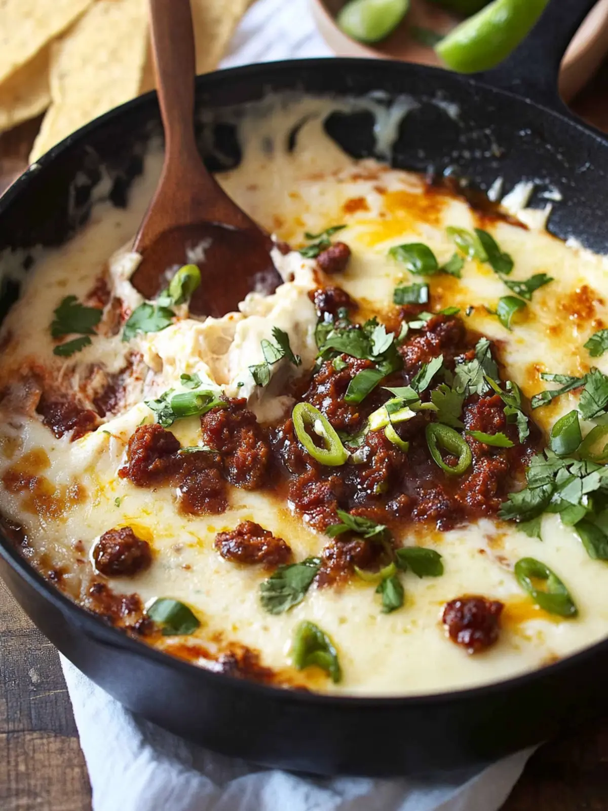 Melt-in-Your-Mouth Queso Fundido with Chorizo Delight 4 Queso Fundido with Chorizo