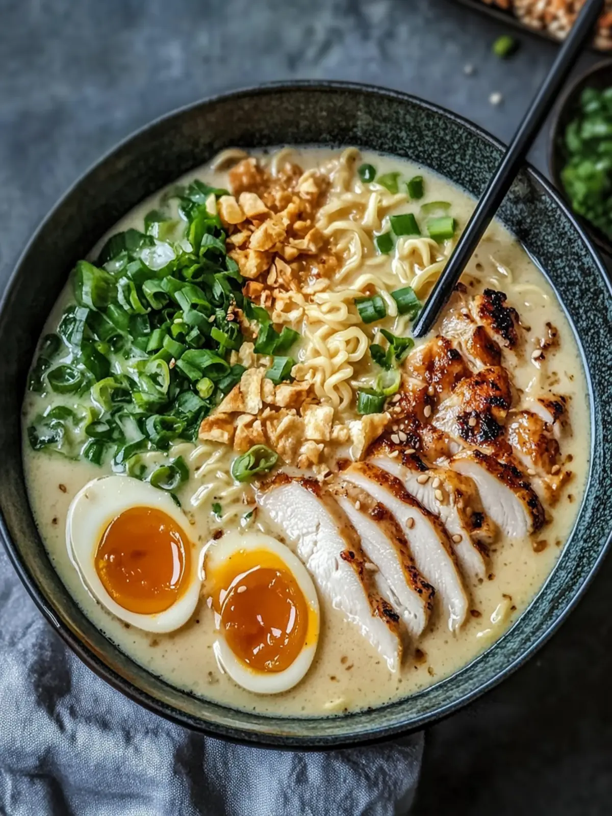 Deliciously Simple Creamy Garlic Chicken Ramen Recipe 3 Creamy Garlic Chicken Ramen