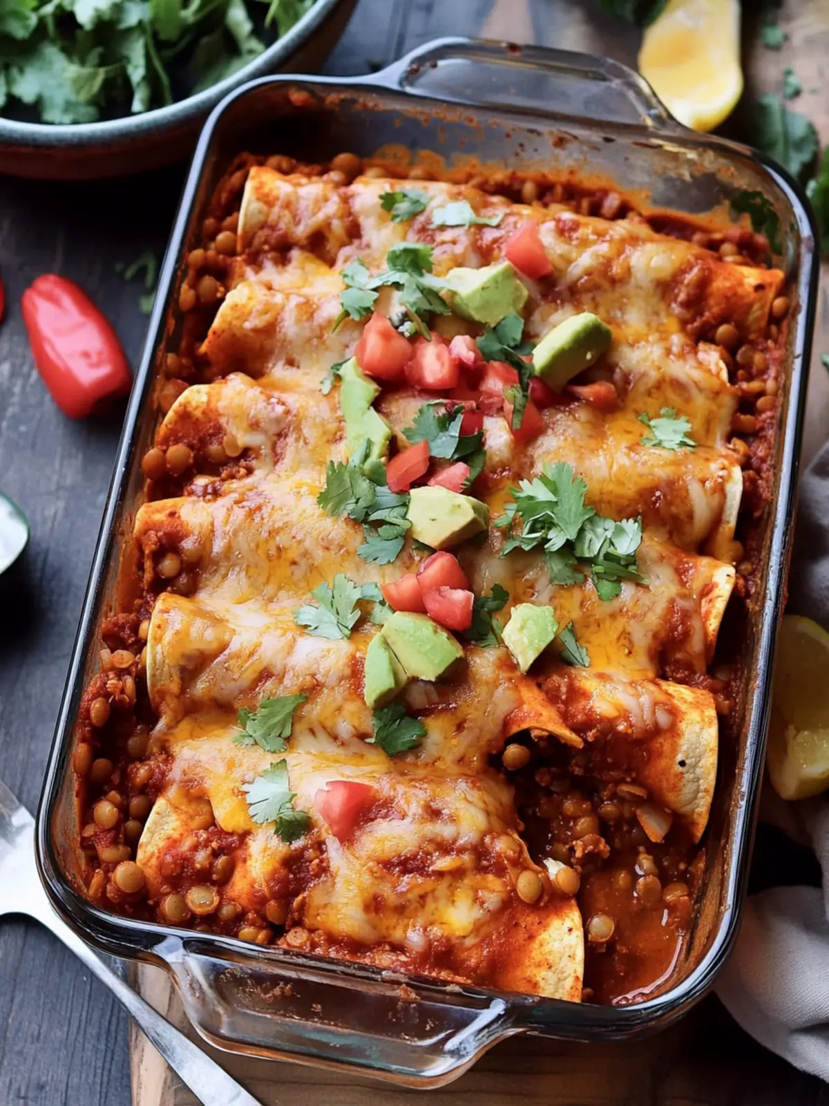 The Best Vegan Enchiladas With Lentils You’ll Crave Daily 3 The Best Vegan Enchiladas With Lentils