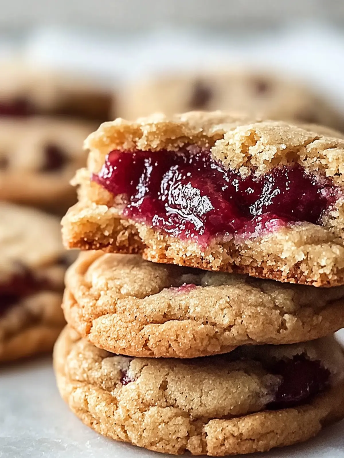 Pillowly PB&J Stuffed Cookies for a Cozy Nostalgic Treat 2 PB&J Stuffed Cookies